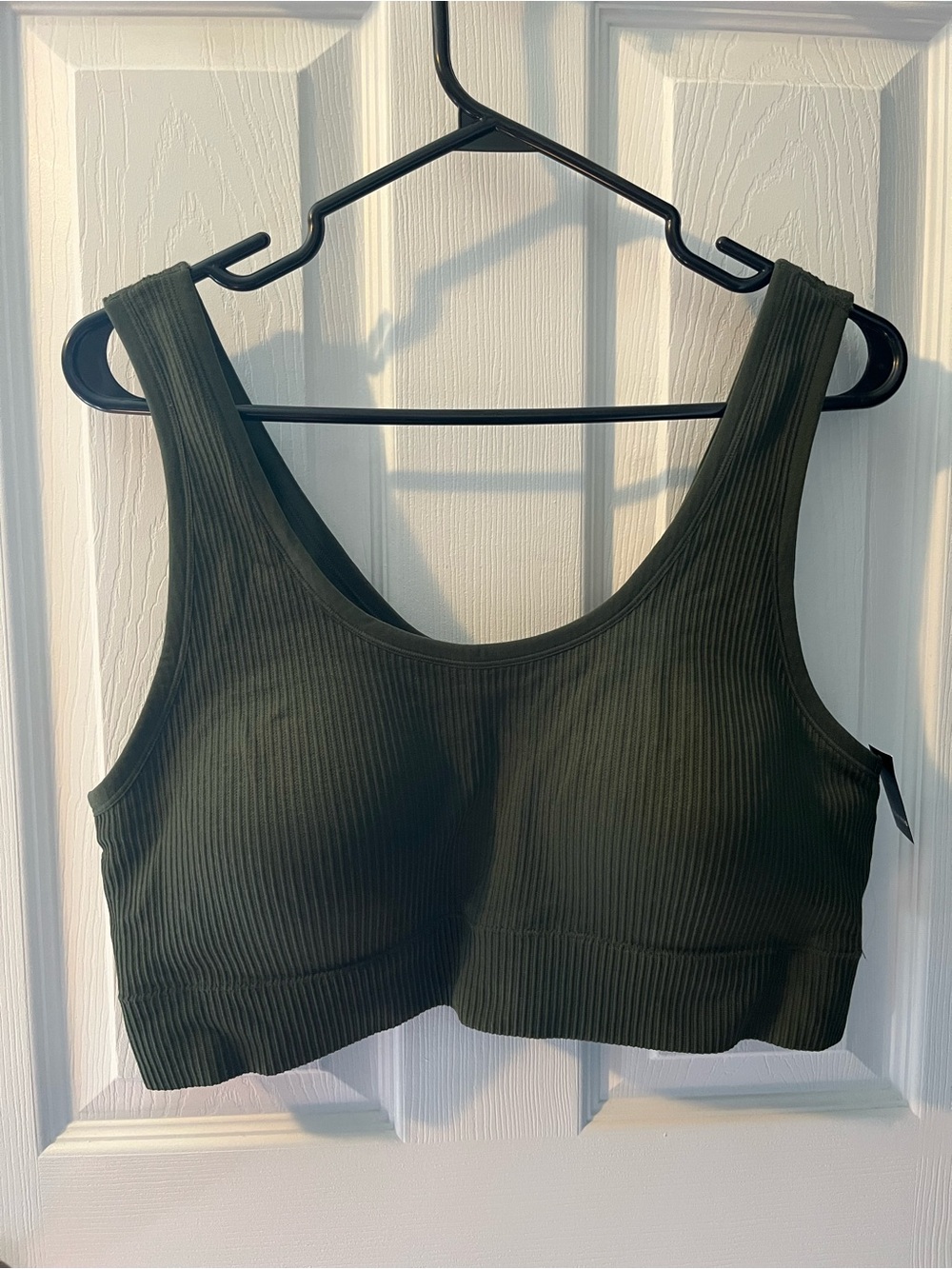 Torrid Women’s Olive Ribbed Scoop Bralette - Size 3